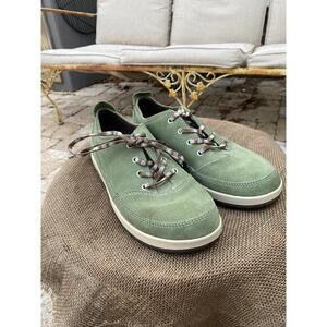 Olvine Green Chaco Velleda Suede Comfort Sneaker |  J103160 - (Women’s 9)